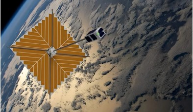 Японский спутник с антенной-оригами увеличился в 25 раз на орбите