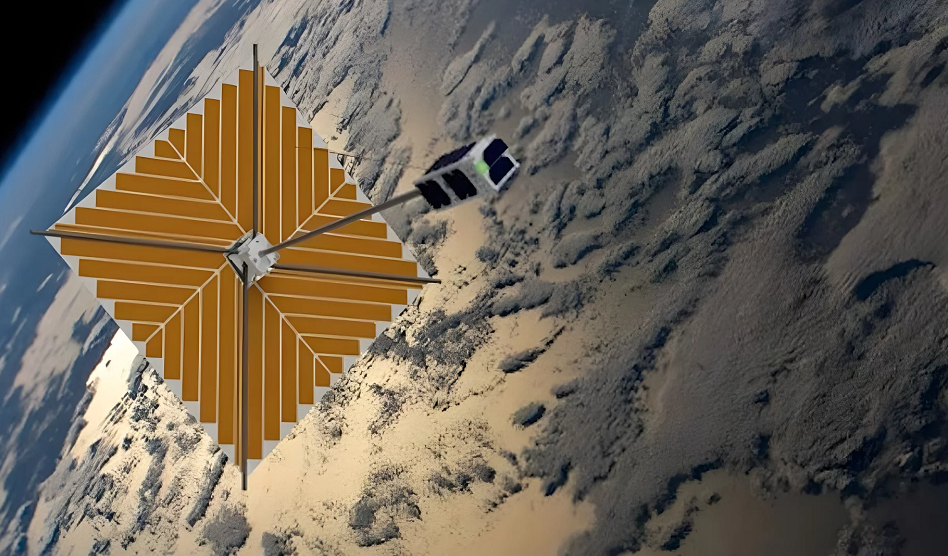 Японский спутник с антенной-оригами увеличился в 25 раз на орбите