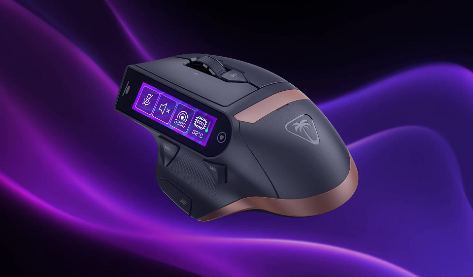 Представлена игровая мышь со встроенным большим тачскрином