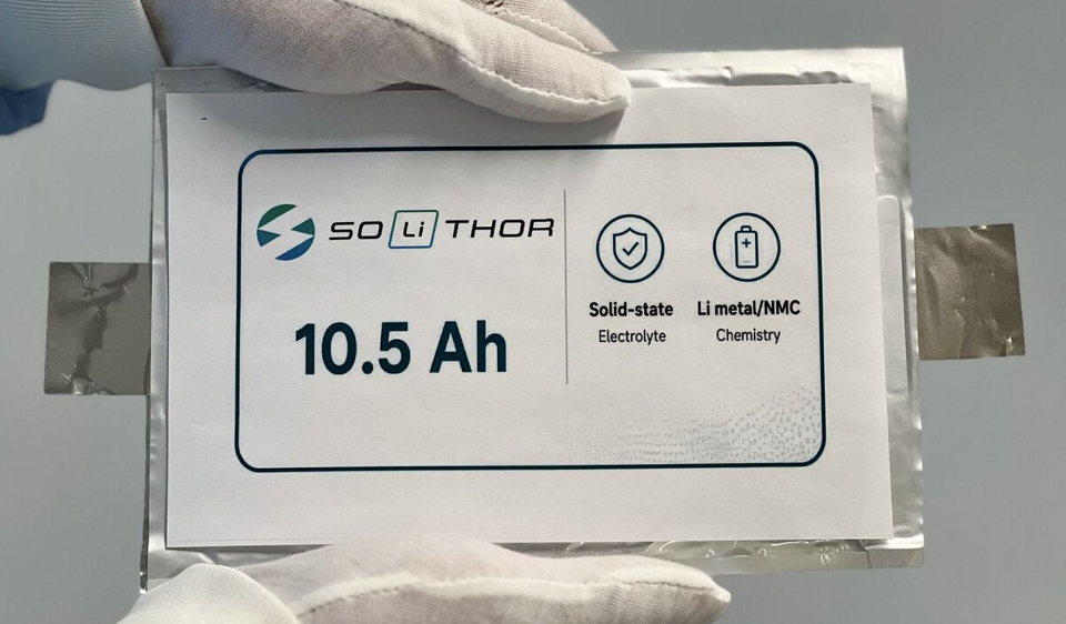 Твёрдотельный аккумулятор SOLiTHOR: 465 Вт·ч/кг и жёсткие тесты на безопасность