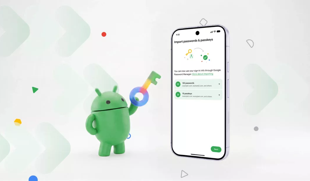 Android научился безопасно переносить пароли и ключи доступа между менеджерами