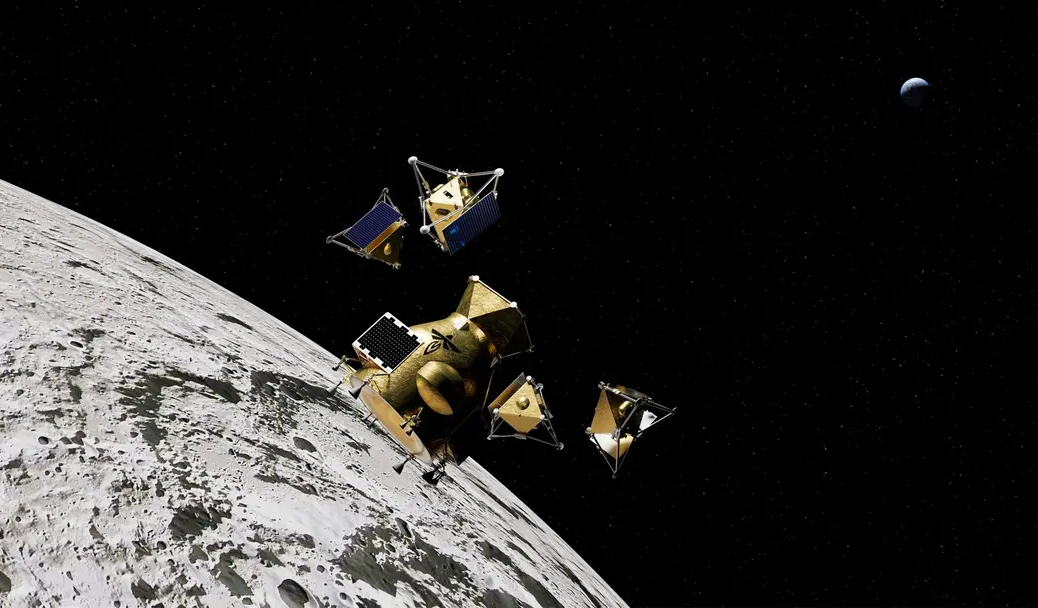 NASA готовит четыре дрона для исследования южного полюса Луны